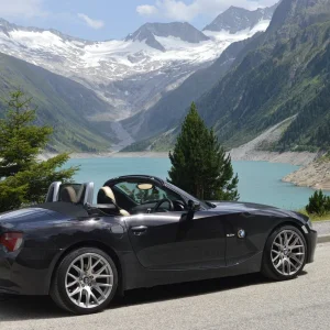 Taking in the view in Austria