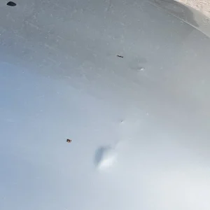 Dented from the inside...