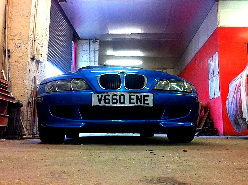 M bumper fitted