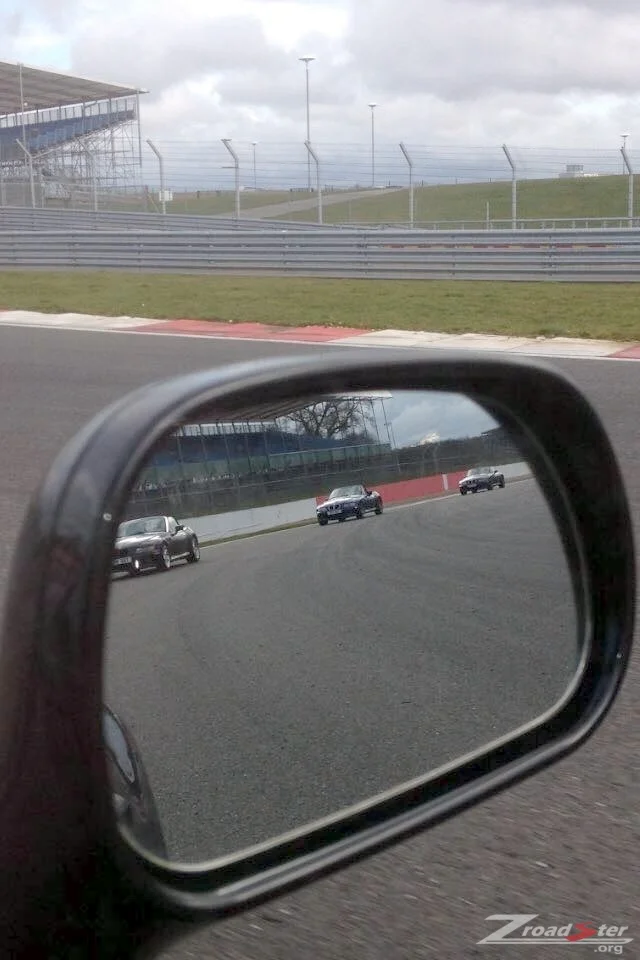 The best view I've seen in my wing mirror... Ever!